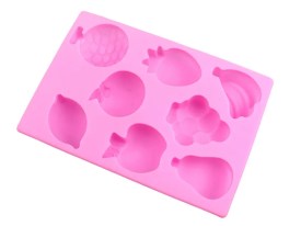 Molde silicona 8 frutas